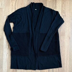 lululemon athletica Black Cardigan Sweater